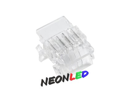 Spojka pre SMD LED pás - I - 4 pin - 10mm, priama
