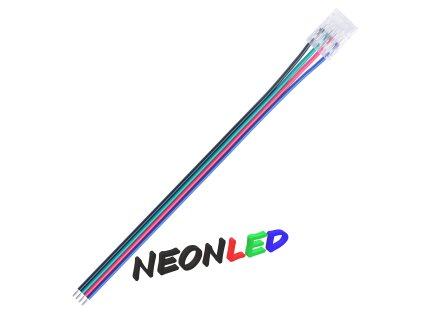 Spojka pre SMD LED pás s káblom - I - 4 pin - 10mm, 150mm kábel
