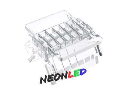 Spojka pre SMD LED pás - I - 6 pin - 12mm, priama
