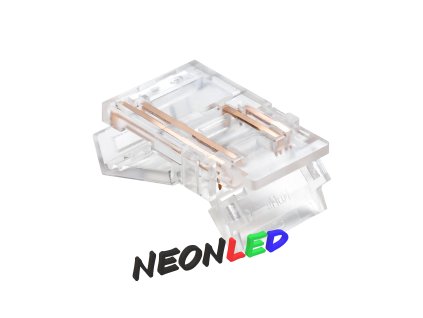 Spojka pre COB LED pás - T/L - 4 pin - 10mm, "T" + "L" pripojenie