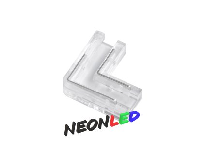 Spojka pre COB/SMD LED pás - L - 2 pin - 5mm, rohová