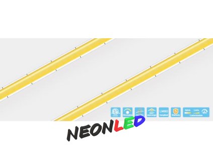 LY-480COB60 Flexibílny COB LED pás 24V, IP20, 5W/m, 480led/m, 4mm, studená biela, FREE CUT