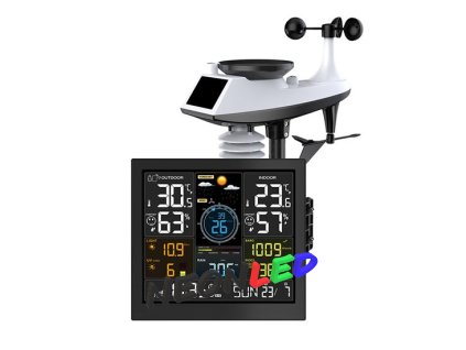 Solight TE93WIFI – Profesionálna Smart WiFi meteostanica s bezdrôtovým snímačom 5v1