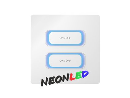 MiBoxer ESW2W: Inteligentný 2-kanálový Wi-Fi spínač s detekciou prítomnosti, biely