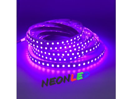 SSL-UVA2835-12W UVA flexibílny LED pás 365nm, 12V, IP20, 12W/m, 120led/m, 8mm