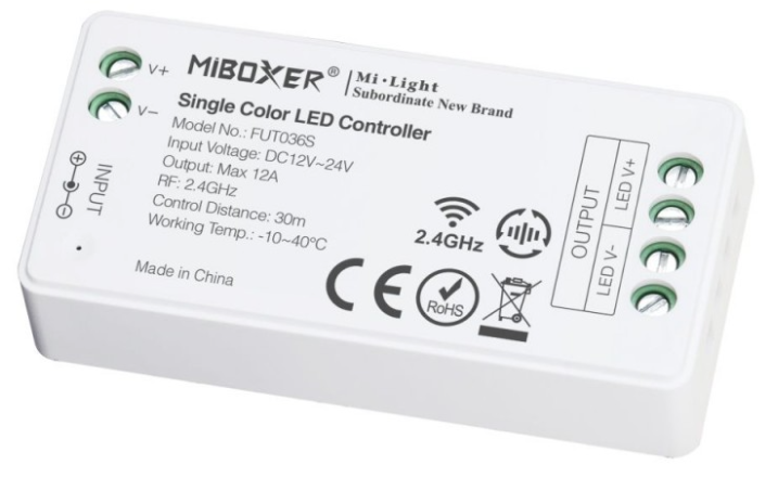 FUT036S kontrolér pre LED mono, jednofarebné