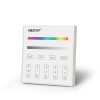 MiBoxet X3 - Panelový DMX512 ovládač pre RGB LED, 230VAC, RF 2,4GHz, 4 zóny
