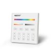 MiBoxet X5 - Panelový DMX512 ovládač pre RGB+CCT LED, 230VAC, RF 2,4GHz, 4 zóny