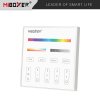 MiBoxet T4 - Panelový ovládač pre RGB+CCTW LED, 230VAC, RF 2,4GHz, 4 zóny