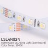 MiBoxer LSL4N02N Flexibílny RGB+CW LED pás 24V, SMD5050 4 v 1, IP20, 9W/m, 60led/m