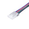Spojka pre COB LED pás s káblom - I - 4 pin - 10mm, 150mm kábel, 2x spojka
