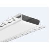 SJ-ALP9818 zápustný hliníkový profil pre LED, Strieborná, Matný, 2m