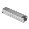 SJ-ALP1612 Hliníkový profil pre LED, Strieborná, Priehľadný, 2m