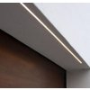 SJ-ALP1612 Hliníkový profil pre LED, Strieborná, Priehľadný, 2m