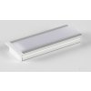 SJ-ALP2910 Zápustný hliníkový profil pre LED, Biela, Priehľadný, 2m