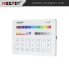 M4 - Panelový ovládač pre RGB+CCT LED, Batériový 2xAAA (3V), RF 2,4GHz, 4 zónový