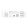 MiBoxer MR2 mini kontrolér 2 v 1 pre LED MONO / DW, 12-24VDC, 6A, RF 2,4GHz