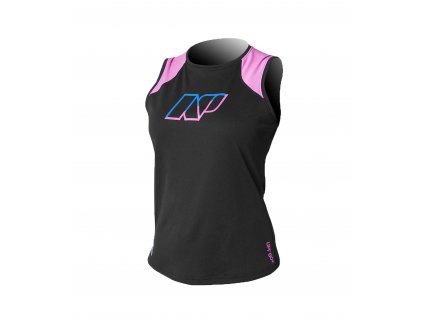 Lykrovy damsky top NP Surf Racerback tank cierny