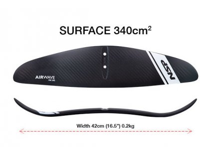 NSP Airwave Rear Wing 340 cm zadní křídlo na hydrofoil