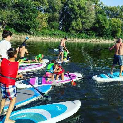 DETI NA PADDLEBOARDE