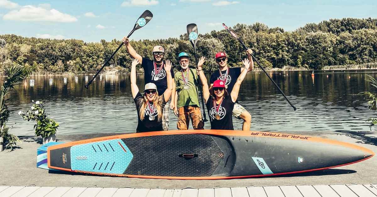 11 medailí pre tím Neonmars - Majstrovstvá Slovenska v paddleboardingu