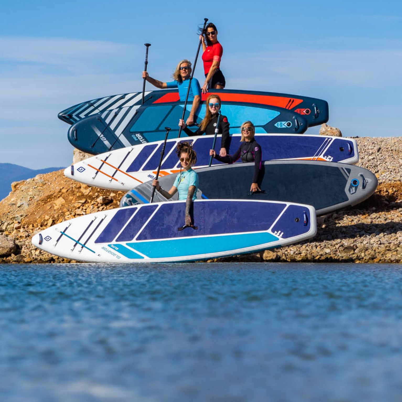 Nafukovacie paddleboardy