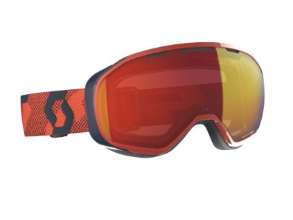 okuliare na lyze a snowboard scott fix orange enhancer red chrome
