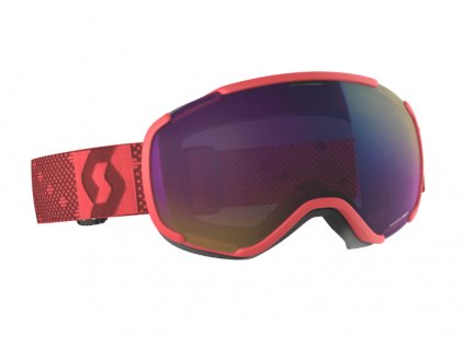 okuliare na lyze a snowboard scott faze II pink enhancer teal chrome