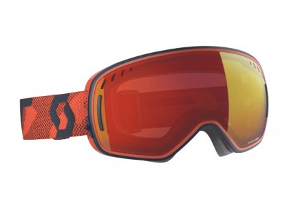 okuliare na lyze a snowboard scott lcg blue orange enhancer red chrome