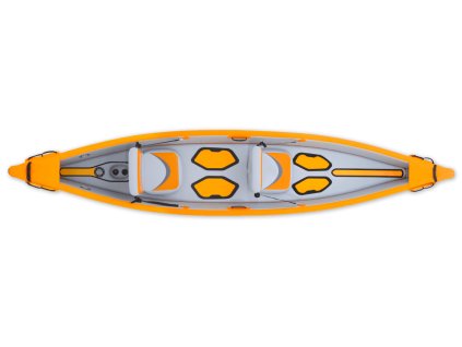 Nafukovaci kajak Aqua Marina Tomahawk 2 pre 2 osoby zvrchu