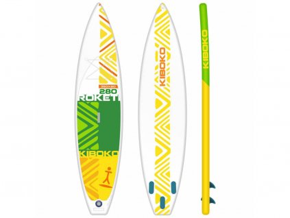 SUP Kiboko Roketi 280 FT 2019 paddleboard neonmars