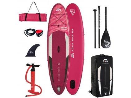 damsky paddleboard aqua marina coral