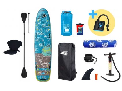 paddleboard f2 travel windsurf 12 5 petrol produkt 1