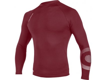 lykrove tricko neilpryde rise rashguard maroon