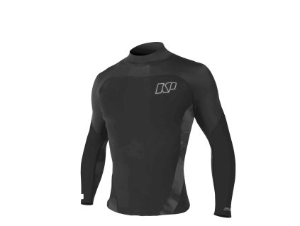 Neoprenove tricko NP Surf Rise Neo Top L S cierne spredu
