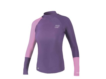 Damske lykrove dlhorukavove tricko NP Surf Skye Ladies L S fialove