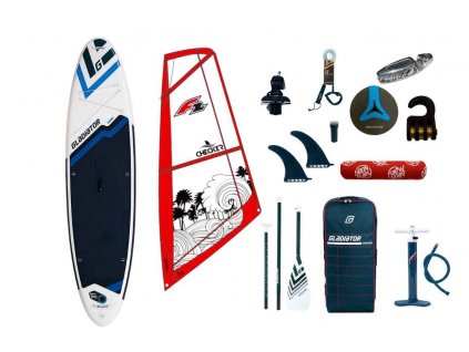 windsurfovy set gladiator pro ws 10 7 F2 checker