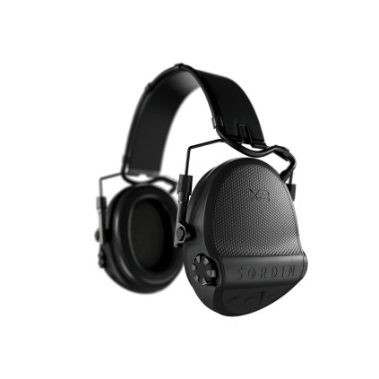 Sordin 301004-10G X2 Headband Leather Memoryfoam Black