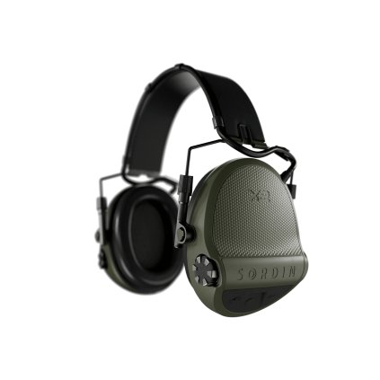 Sordin 301004-10G X2 Headband Leather Memoryfoam Green