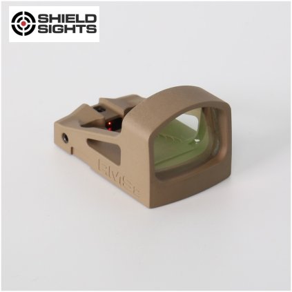 Kolimátor Shield Reflex Mini Sight 2 (RMS2) GLASS edition 4MOA Dot (3.25MOA) FDE