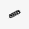 mag581 blk magpul m lok aluminum rail 5 slots 01