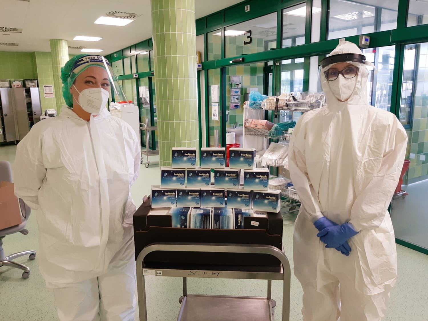 Vzpružení pro zaměstnance nemocnice Třebíč od firmy Neozen