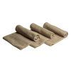 organic muslin nappies half rolled brown