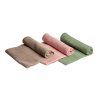 organic muslin nappies half rolled mix pink sage brown