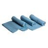 organic muslin nappies half rolled blue