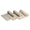 organic muslin nappies half rolled natural