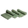 organic muslin nappies half rolled sage