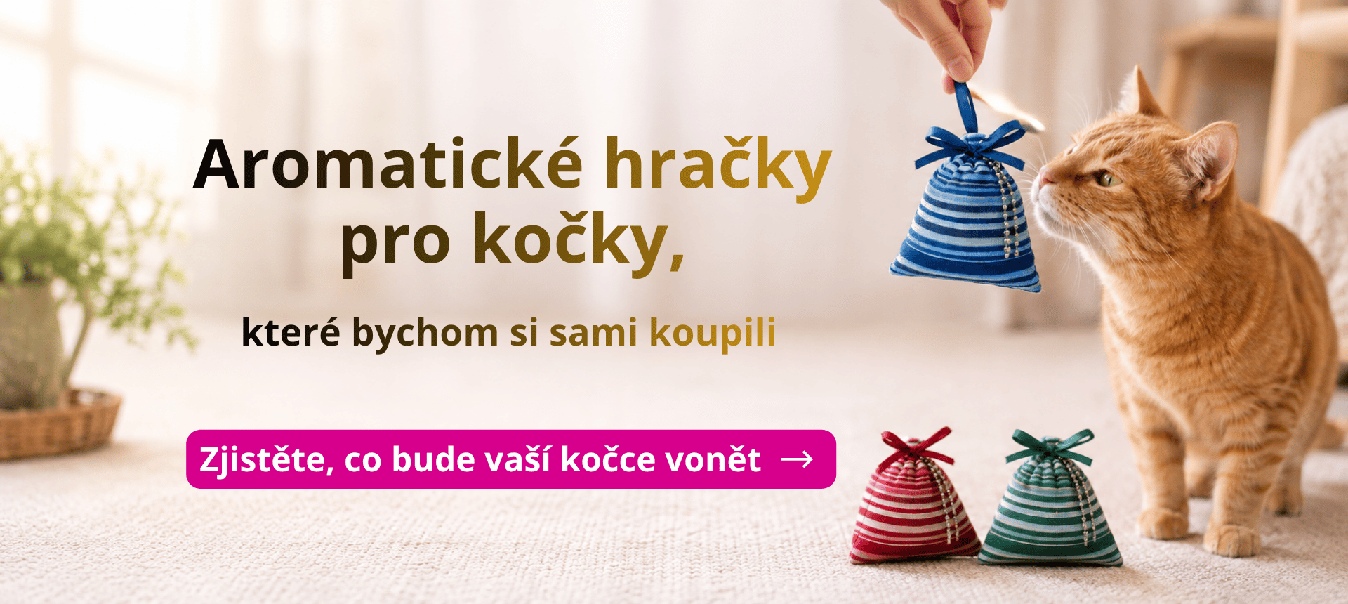 Aromatické hračky pro kočky — Aromatic Discovery Set