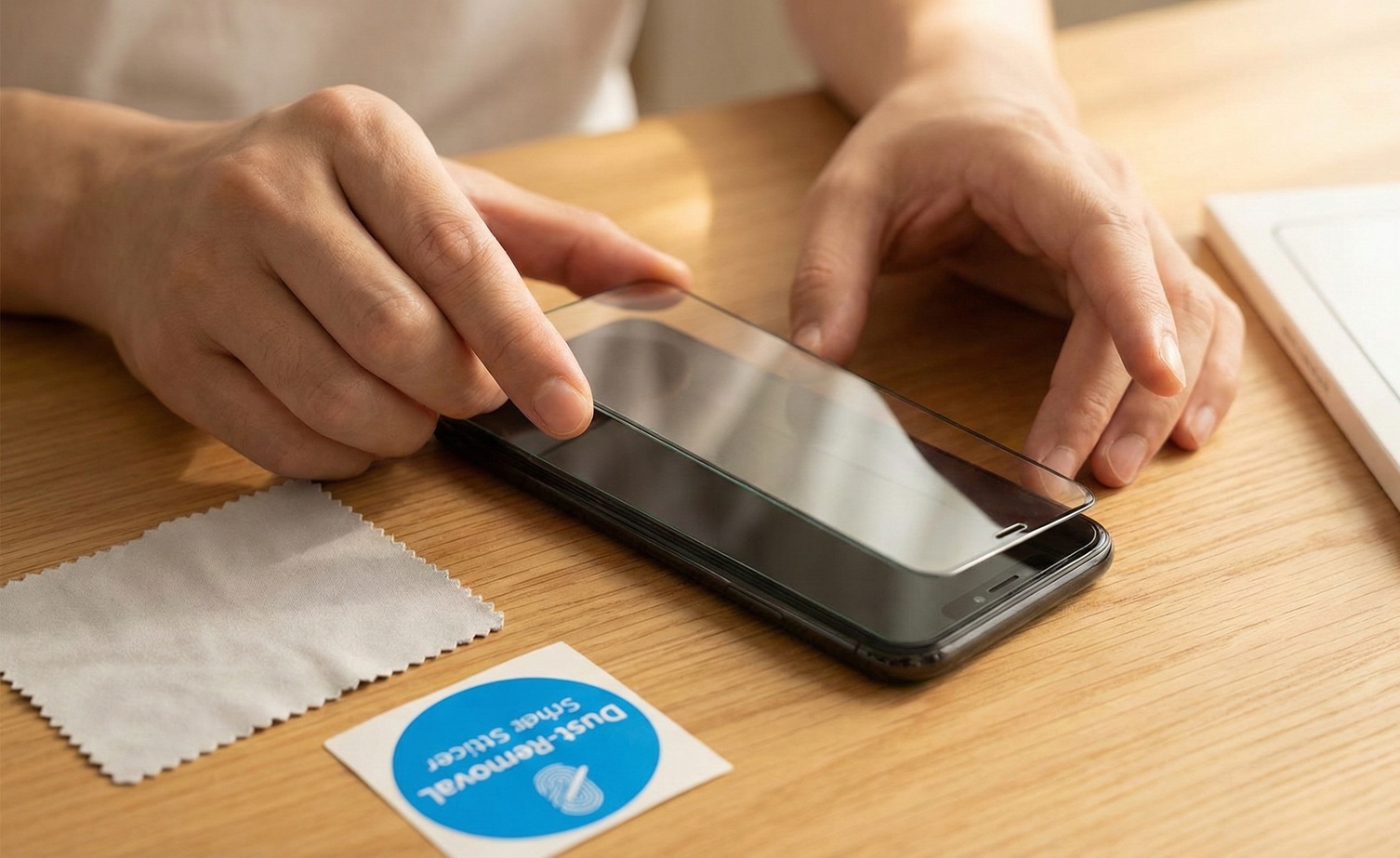 Ako nalepiť ochranné sklo bez bubliniek (aj s aplikátorom)