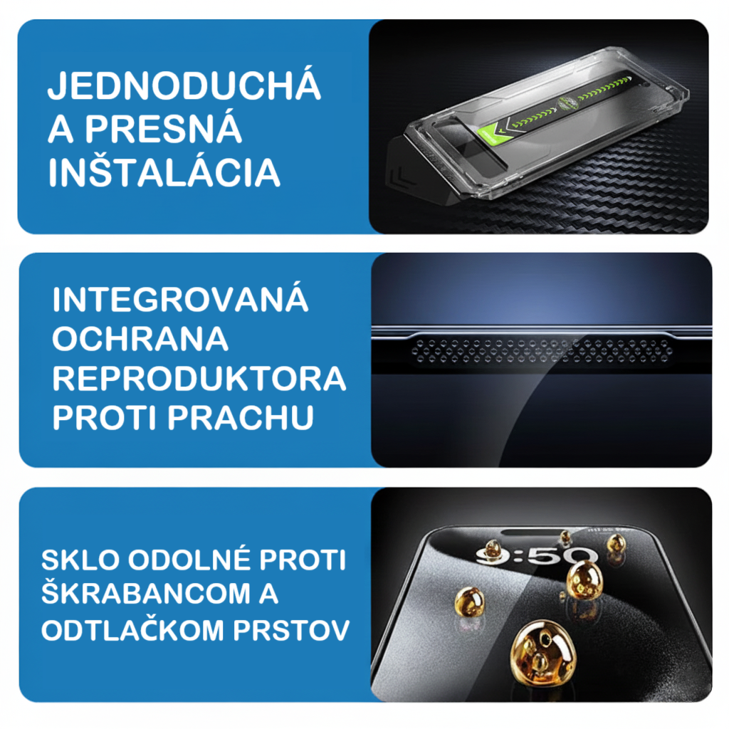 Výhody nášho skla s aplikátorom